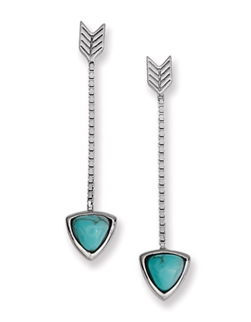 Turquoise Arrow Earrings