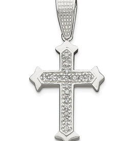 Cross CZ Pendant 60mm