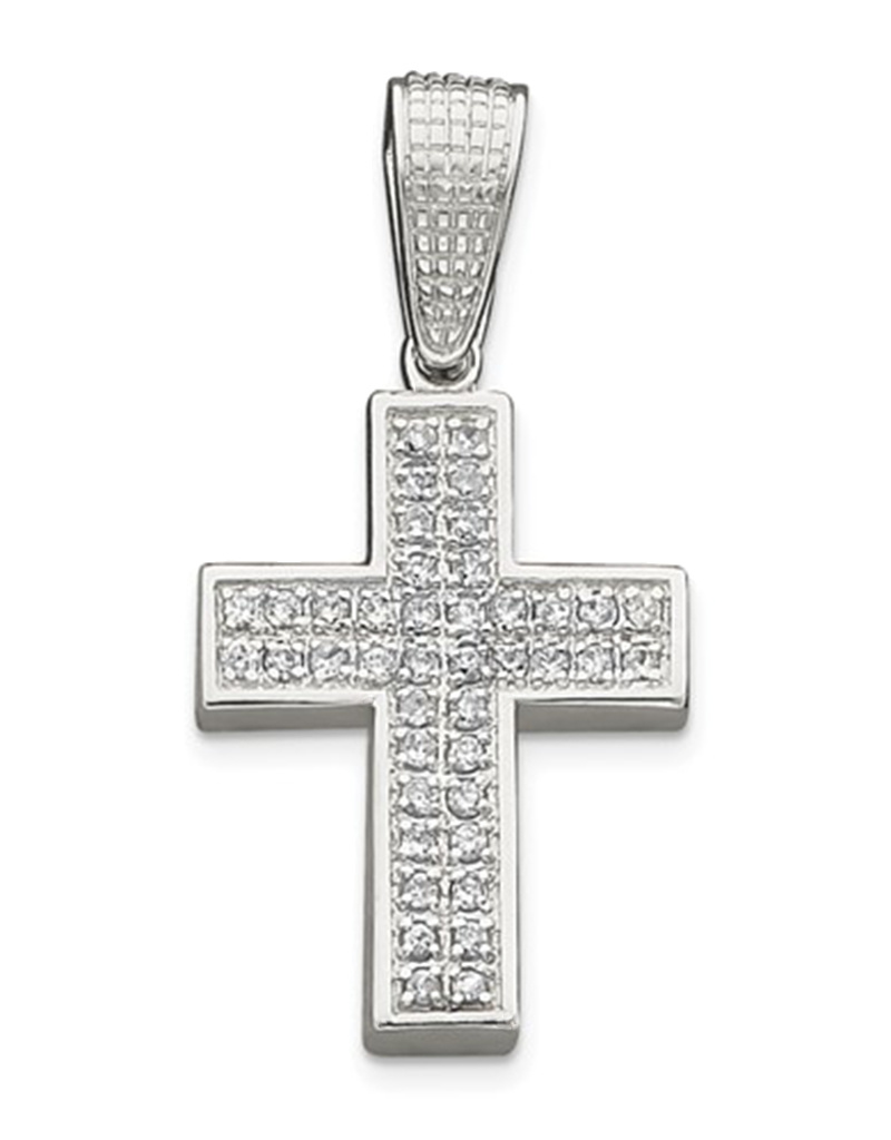 Cross CZ Pendant 58mm