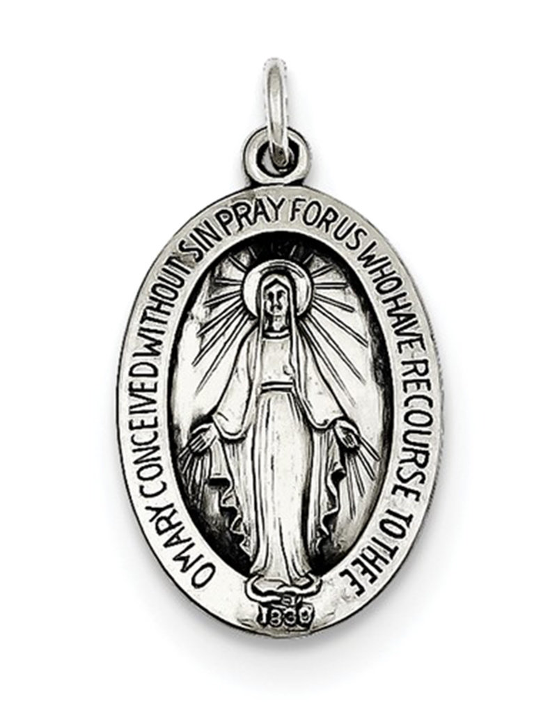 Sterling Silver Miraculous Medal 19mm