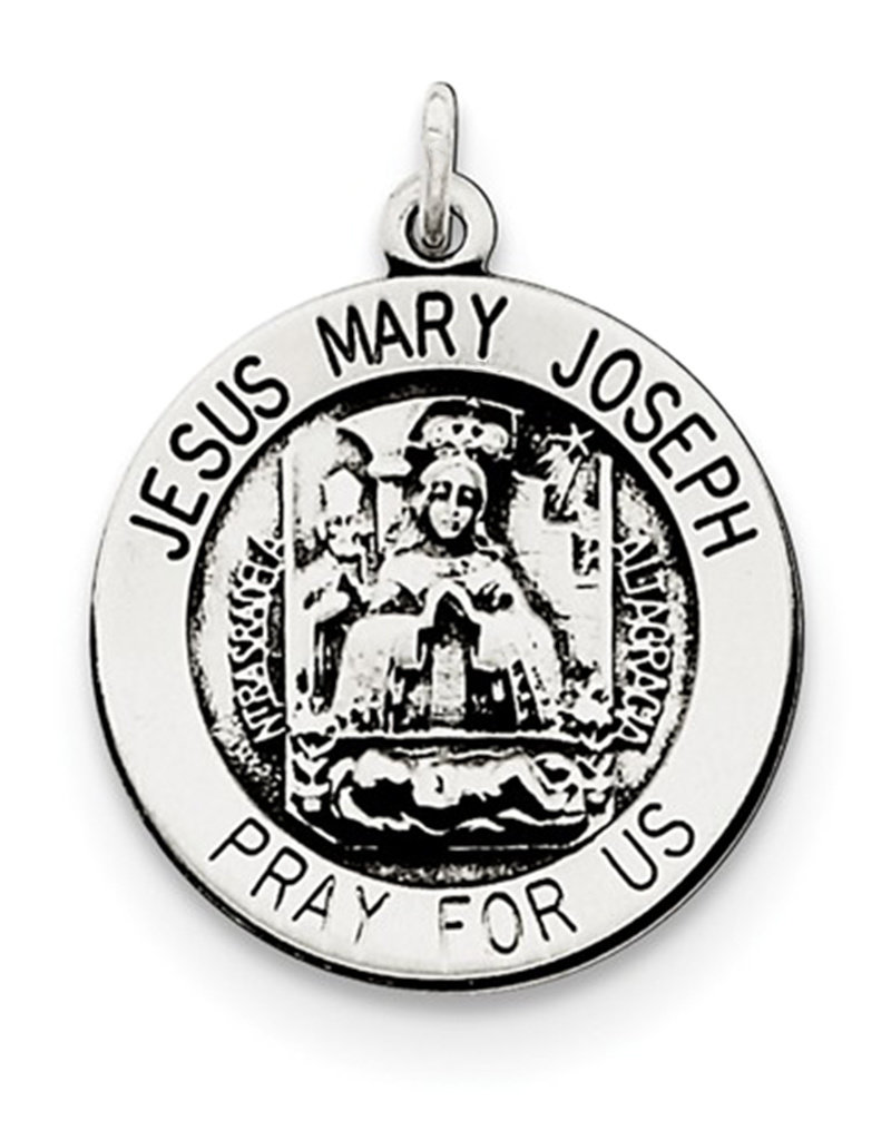 Sterling Silver Jesus/Mary/Joseph Charm 18mm
