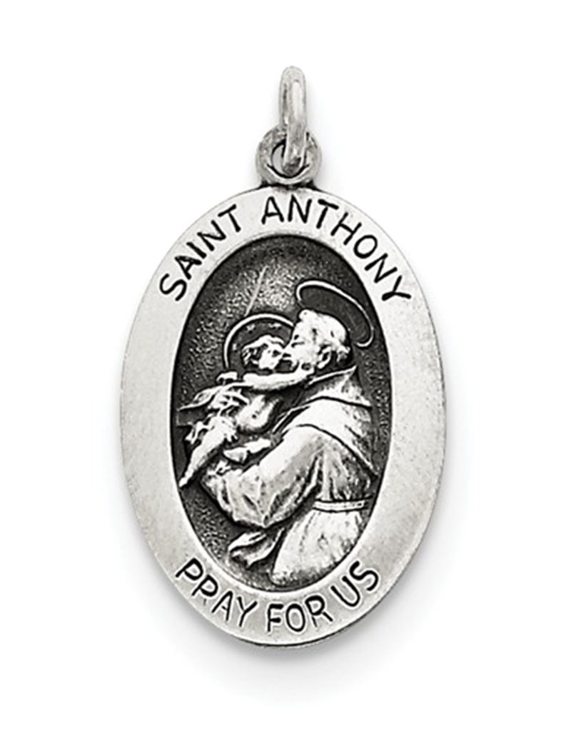 Sterling Silver St. Anthony Charm 19mm
