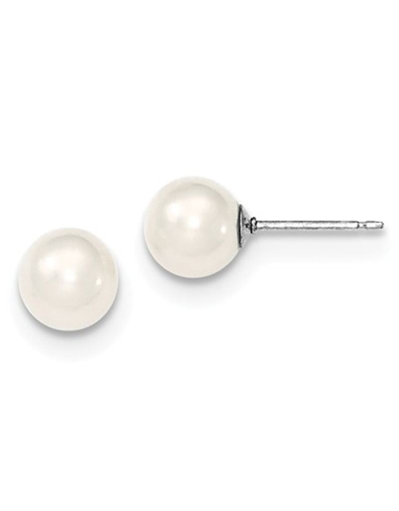 7-8mm Pearl Stud Earrings