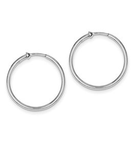 Clip On Hoop Earrings 28mm