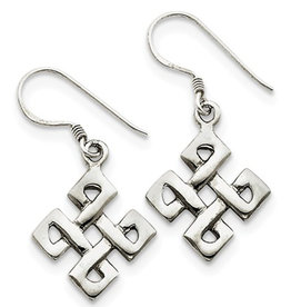 Square Knot Earrings 19mm