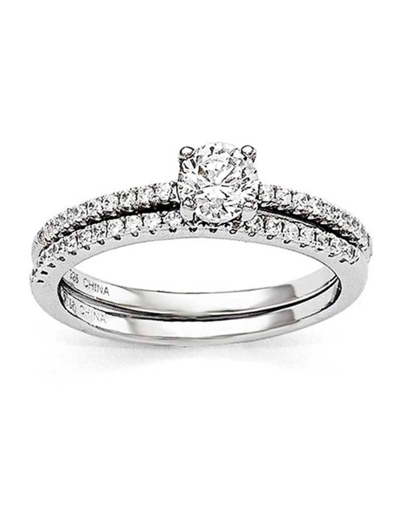 Wedding Set CZ Ring