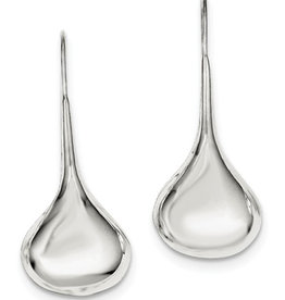 Puffed Teardrop Earrings 43mm