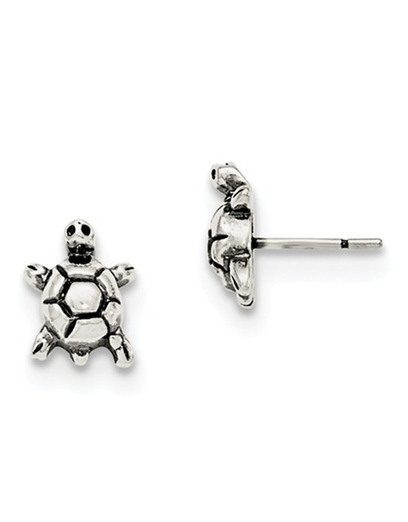 Turtle Stud Earrings 10mm