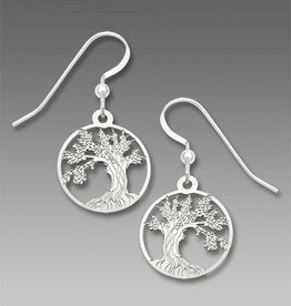 Wind-Swept Tree of Life Earrings