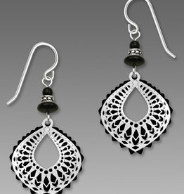 Black & Silver Moroccan Style Earrings