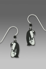 Penguin with Baby Earrings