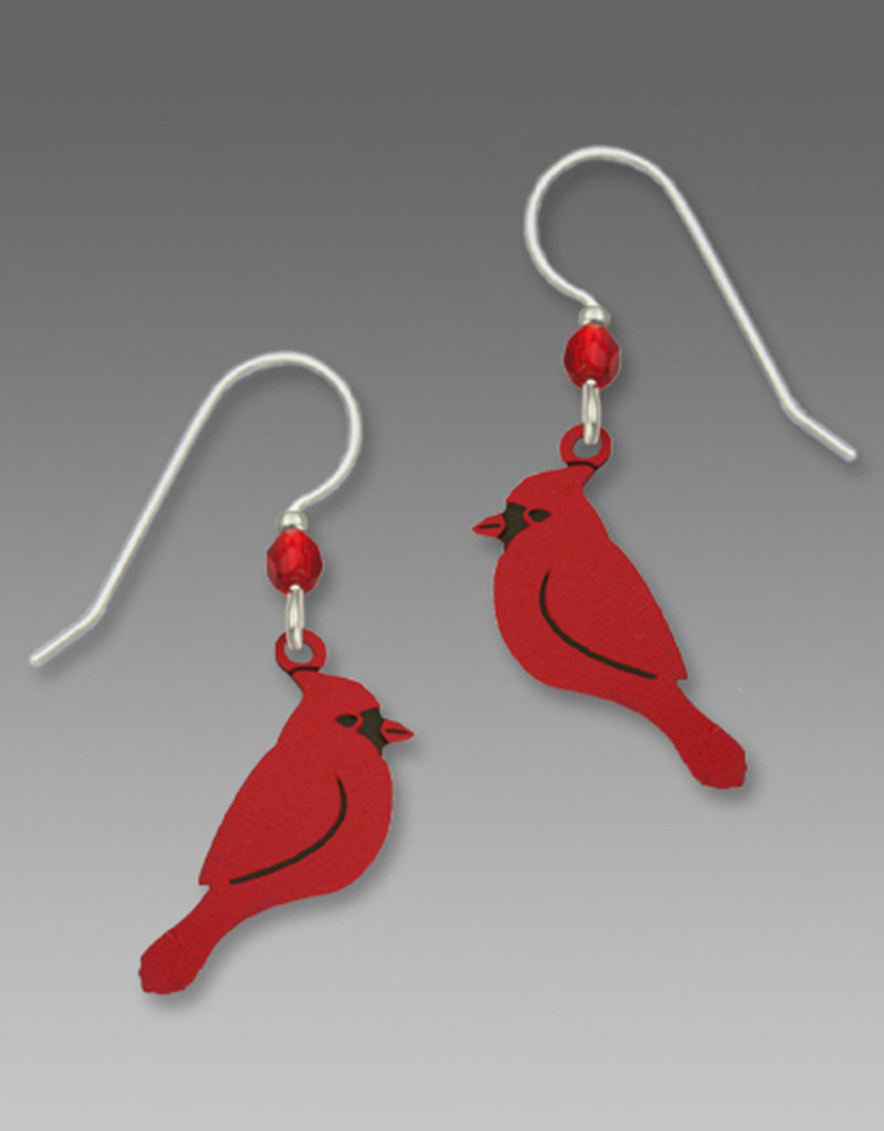 Cardinal Earrings