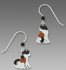 Small Calico Kitty Friends Earrings