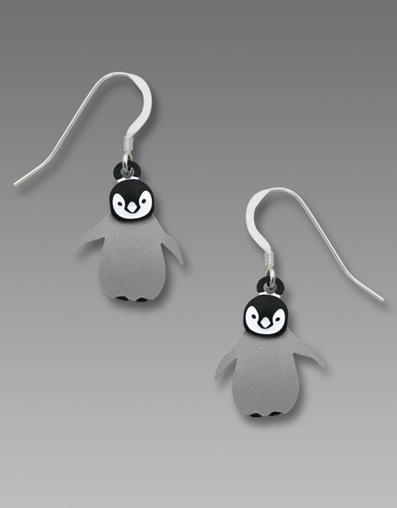 Two-Part Baby Penguin Earrings