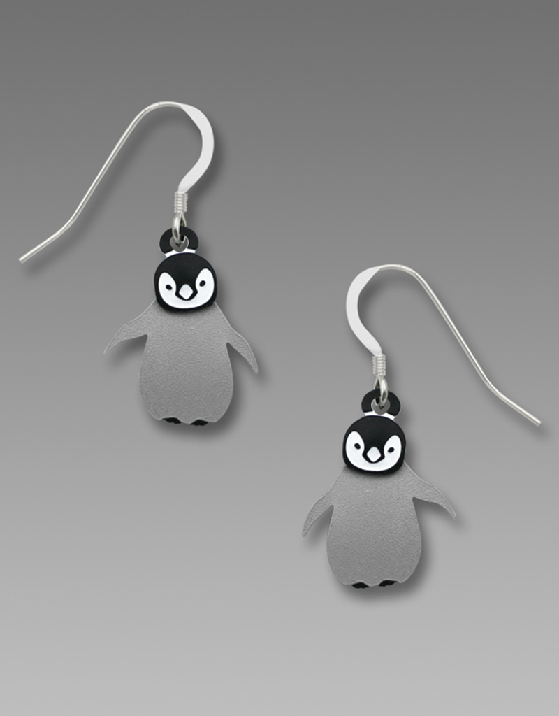Two-Part Baby Penguin Earrings