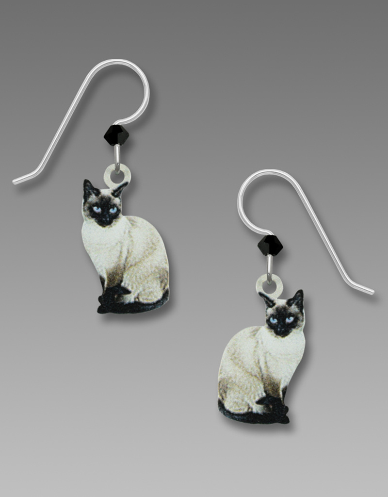 Siamese Cat Earrings