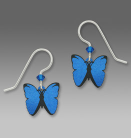 Blue Morpho Butterfly Earrings