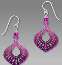 Magenta Moroccan Style Earrings
