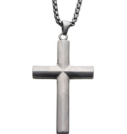 Steel Cross Necklace