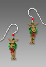 Three-Layer Moose with Wreath Earrings