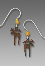 Brown Moose Earrings