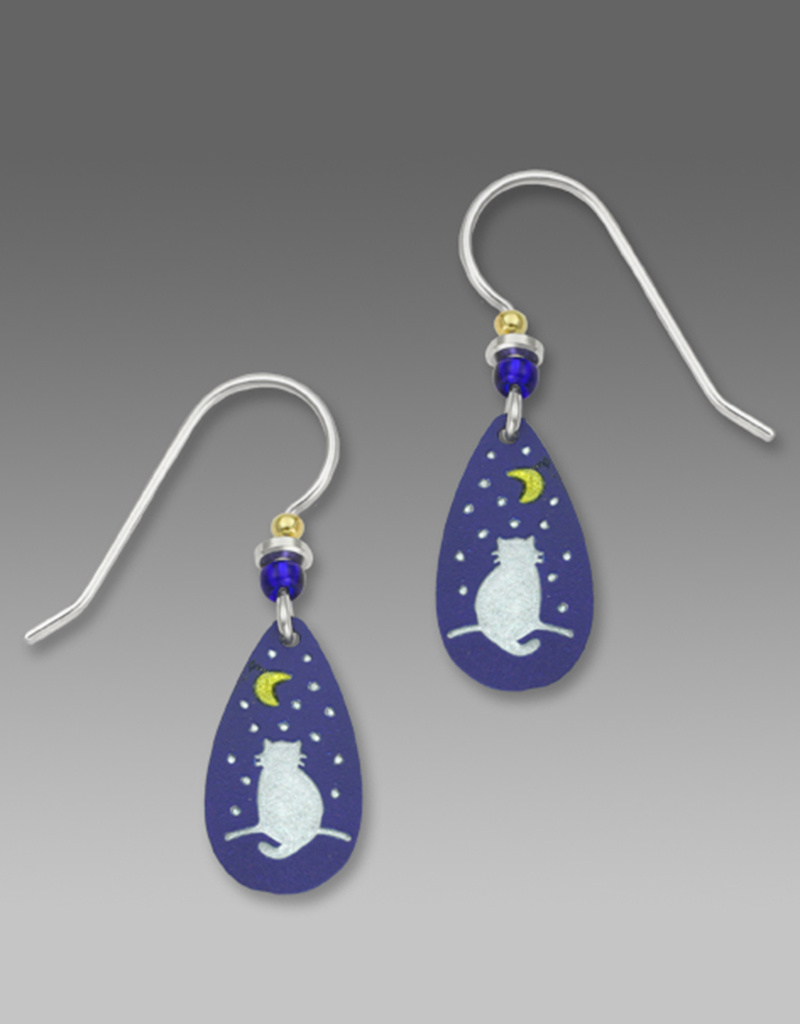 Midnight Cat Earrings