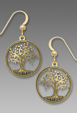 Tree of Life Gold Earrings