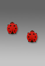 Ladybug Post Earrings