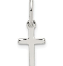 Sterling Silver Small Cross Charm 12mm