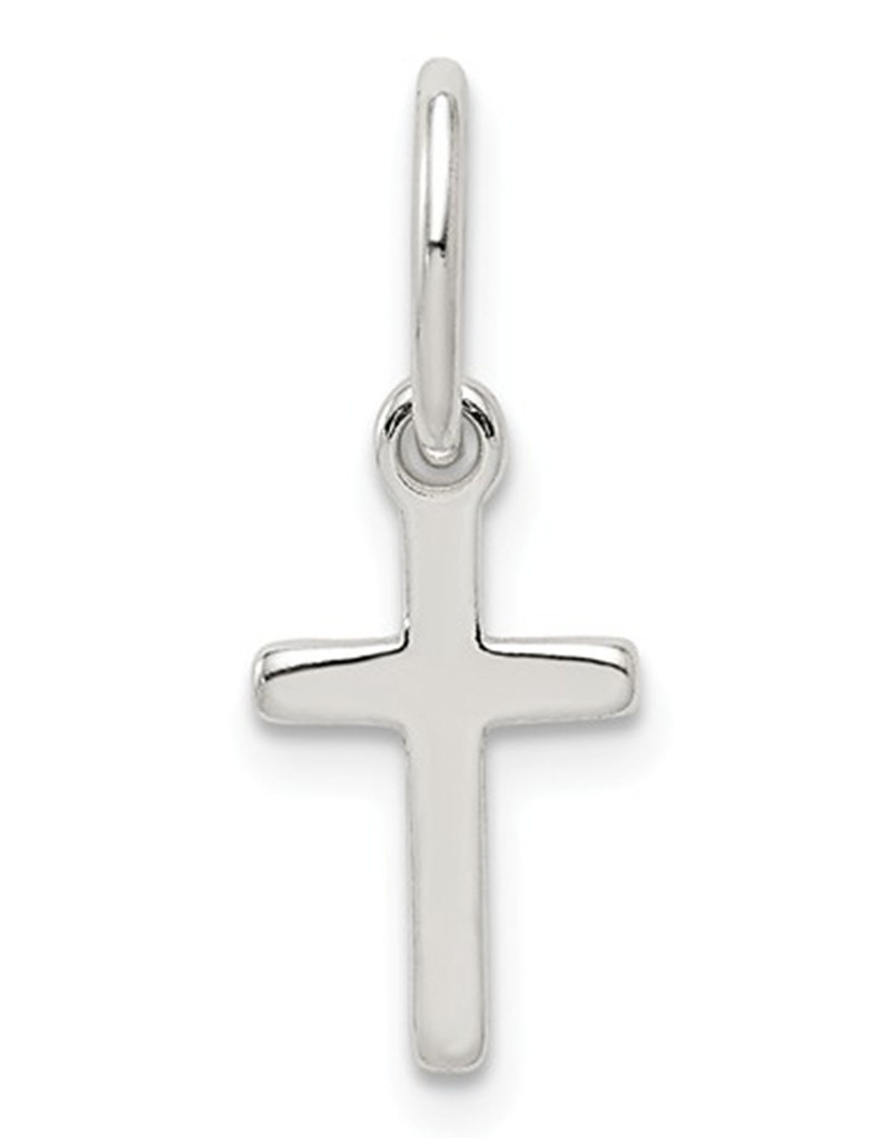 Sterling Silver Small Cross Charm 12mm