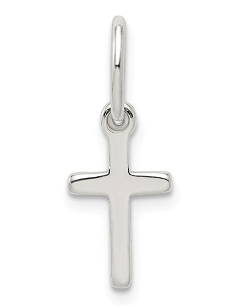 Sterling Silver Small Cross Charm 12mm