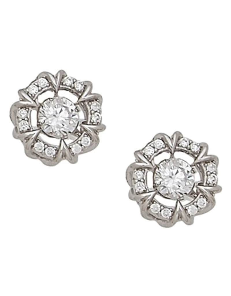 Dancing CZ Stud Earrings