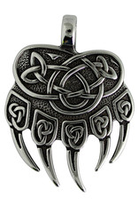 Men's Stainless Steel Celtic Bear Paw Pendant