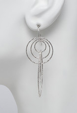 Sterling Silver Multi Ring Wire Earrings