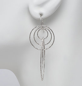 Multi Ring Wire Earrings