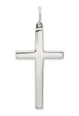 Sterling Silver Latin Cross Pendant 36mm