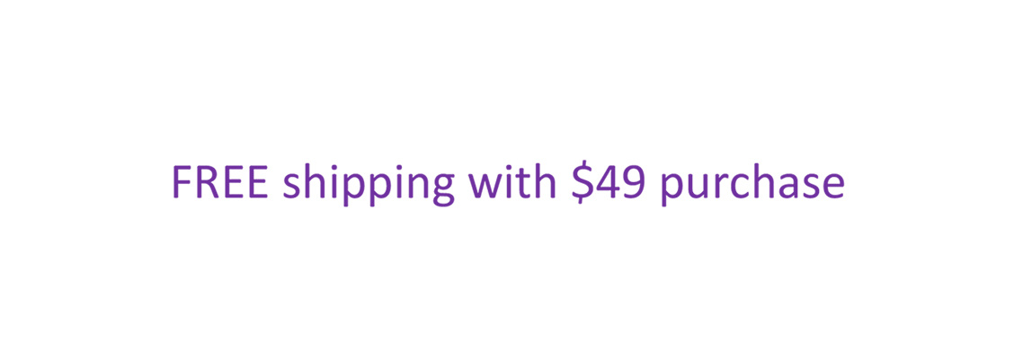purple free shipping
