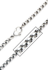 Stainless Steel 3mm Round Box Chain Necklace