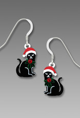 Christmas Cat Earrings