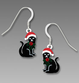 Christmas Cat Earrings