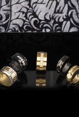 Gold Stainless Steel Huggie Earrings 13mm