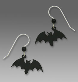 Black Bat Earrings