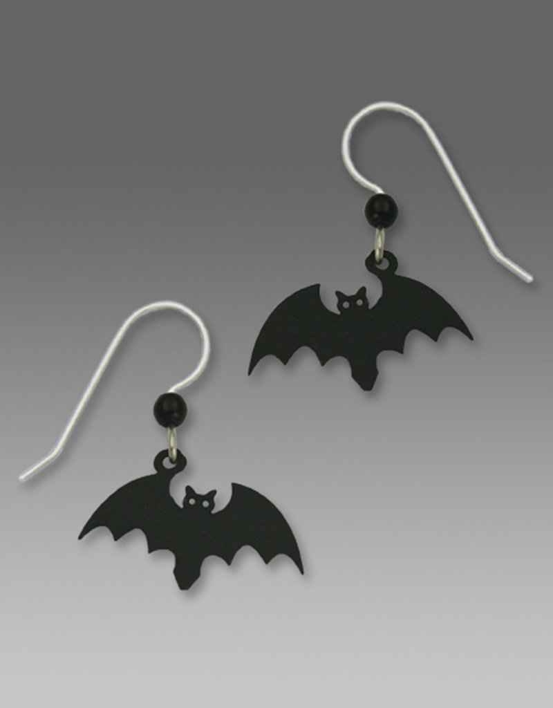 Black Bat Earrings