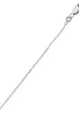 Sterling Silver 1.1mm Diamond Cut Cable Chain Necklace 30"