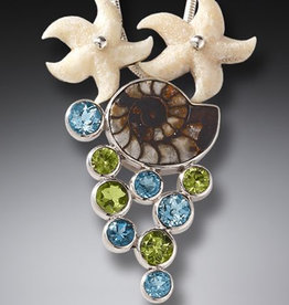 ZEALANDIA Starfish and Ammonite Pendant