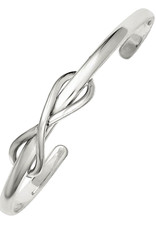 Women's Sterling Silver Infinity Cuff Bracelet