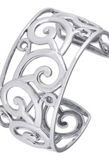 Women's Sterling Silver Filigree Cuff Bracelet