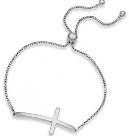 Cross Adjustable Bolo Bracelet