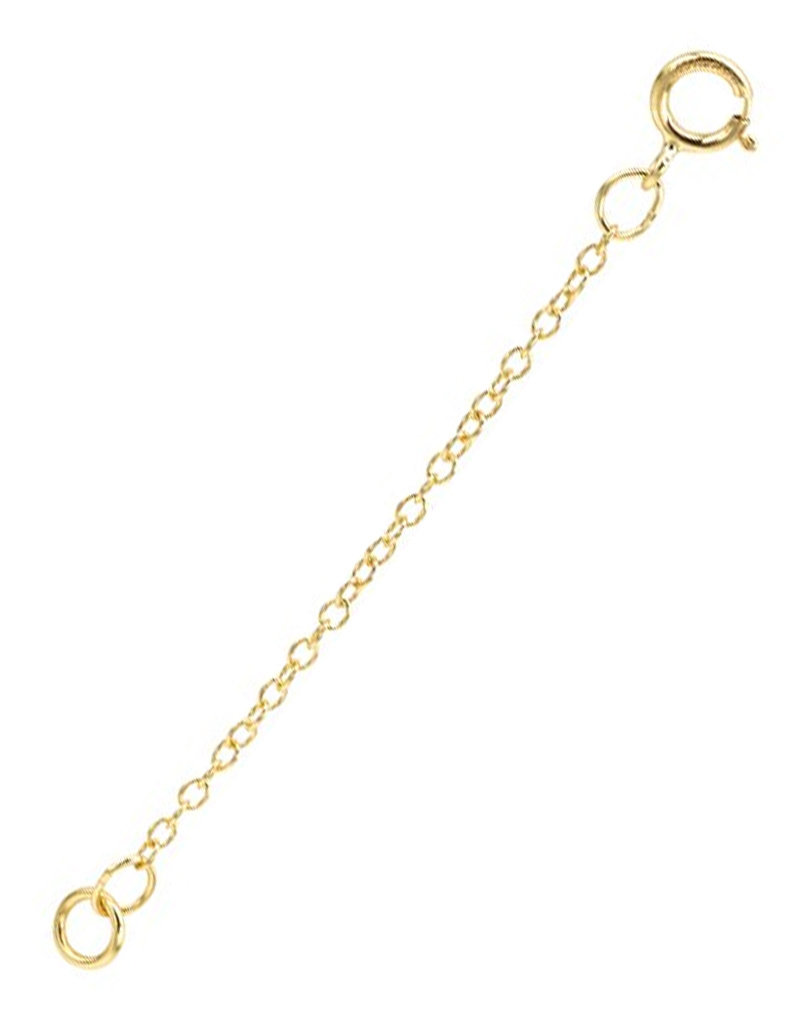 14k/20 Yellow Gold Filled 1.4mm Cable Chain Extender 2"