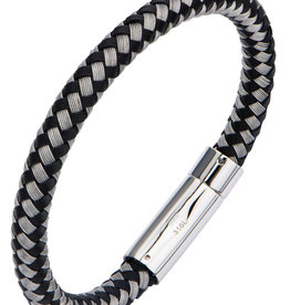Braided Steel Thread Bracelet 8.5"